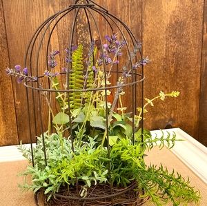 Farmhouse Artificial Greenery/Floral Arrangement